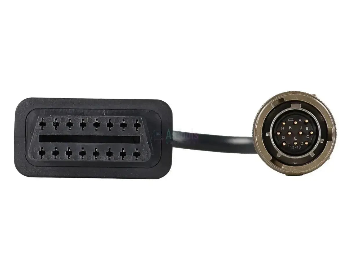 Jaltest (JDC537A) | Câble adaptateur MTU 10 broches OBD - 16 broches OBD2 | Moteur à combustion