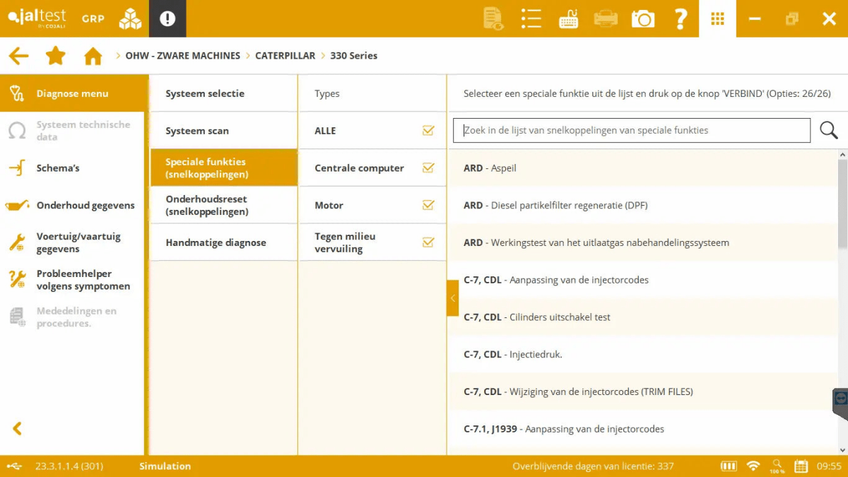 Jaltest Multifunctionele Voertuig Uitleesapparaat