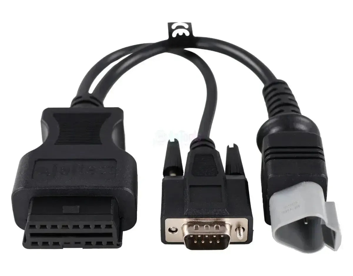 Jaltest (JDC518A) | SISU 3+9 broches OBD - 16 broches OBD2 Câble adaptateur | Moteur à combustion