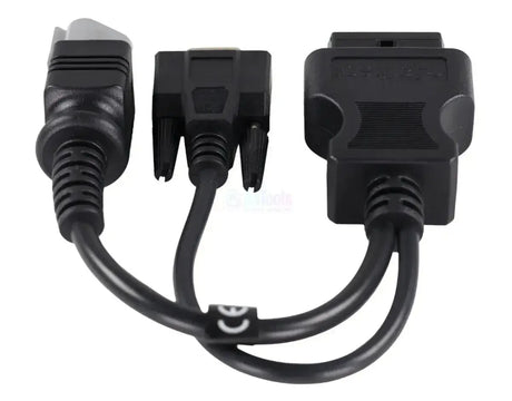 Jaltest (JDC518A) | SISU 3+9 broches OBD - 16 broches OBD2 Câble adaptateur | Moteur à combustion