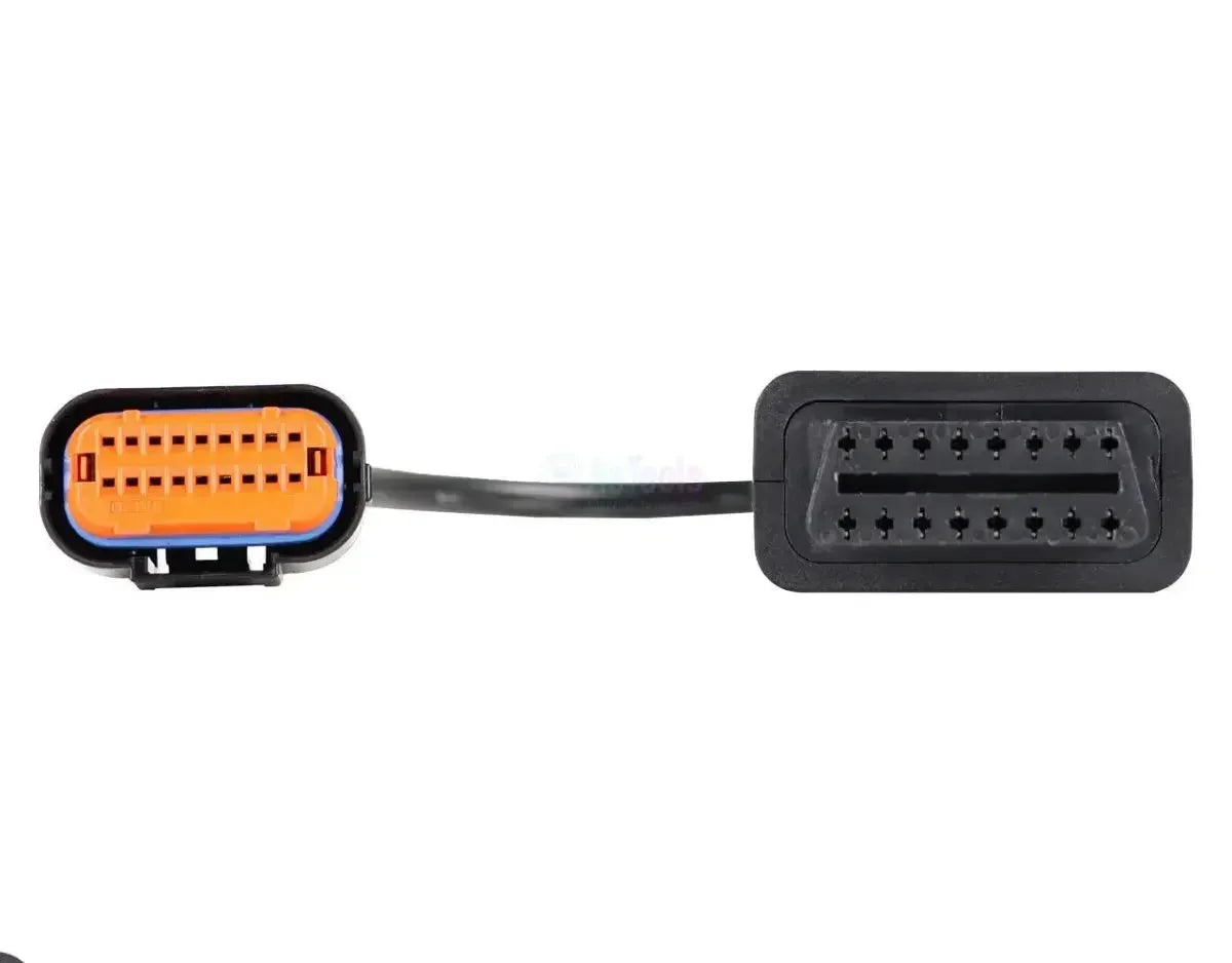 Jaltest (JDC624A) | Tohatsu (Kokusan Denki) ECU 18 broches – Câble adaptateur OBD2 16 broches | Bateau à moteur