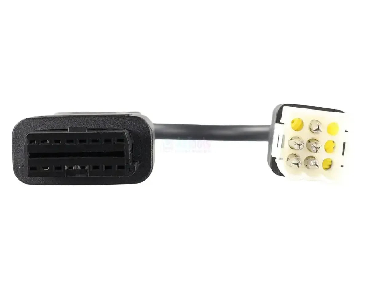 Jaltest (JDC301A) | Volvo ECS 9 broches OBD - 16 broches OBD2 Câble adaptateur | Autobus