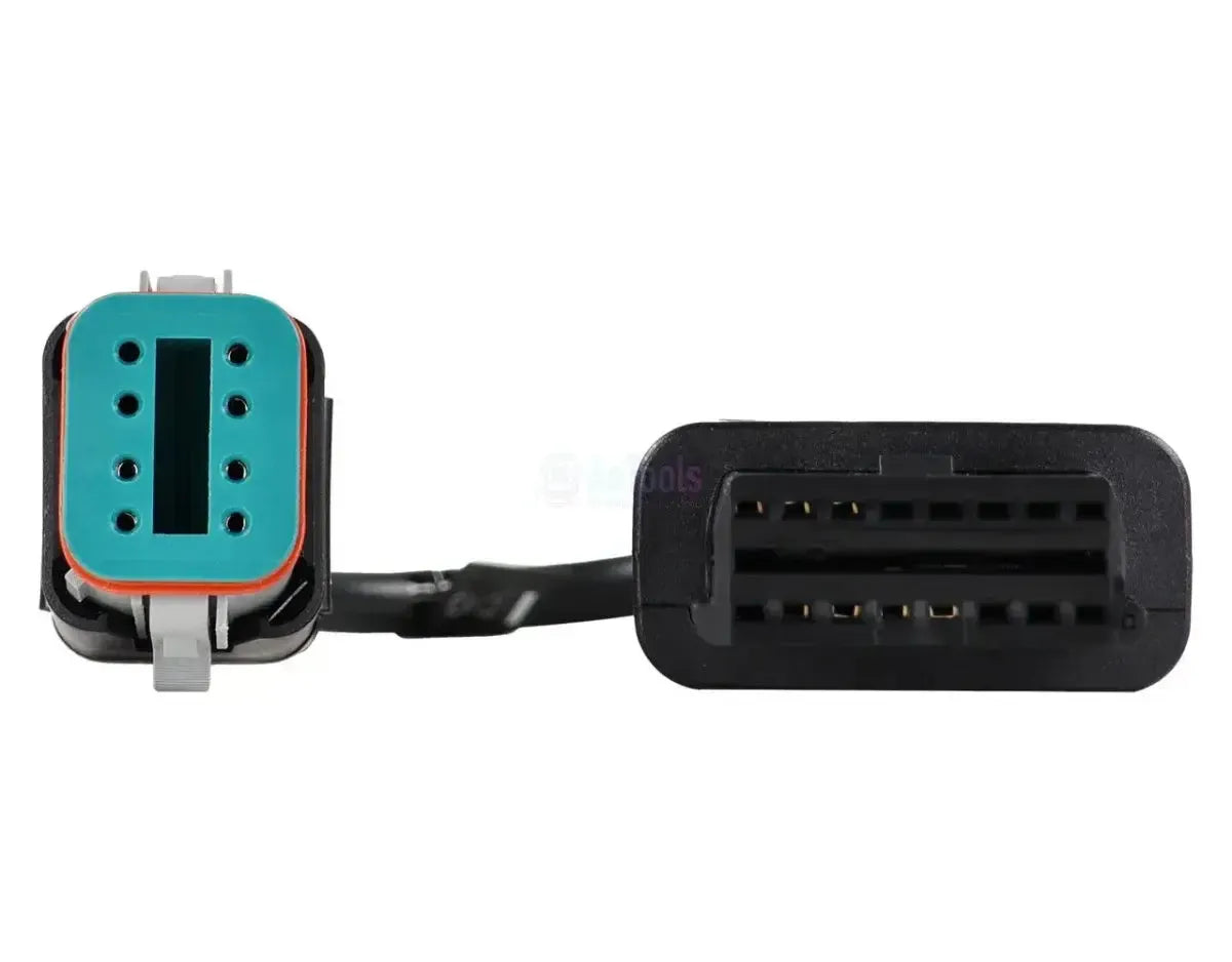 Jaltest (JDC528A) | Volvo Penta câble adaptateur 8 broches OBD - 16 broches OBD2 | Moteur à combustion