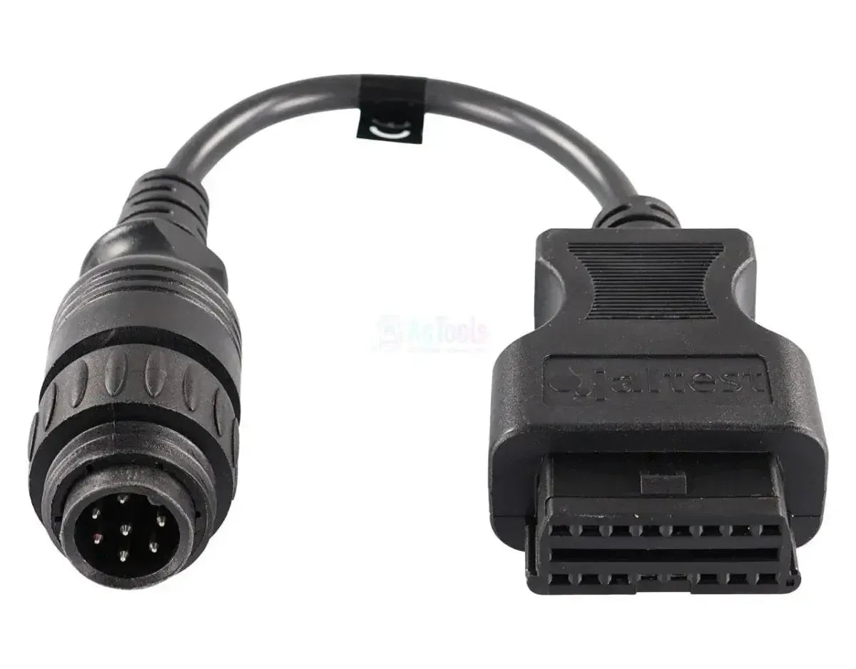 Jaltest (JDC103A) | Wabco/Knorr-Bremse 7 broches - 16 broches OBD2 Câble adaptateur | Remorque
