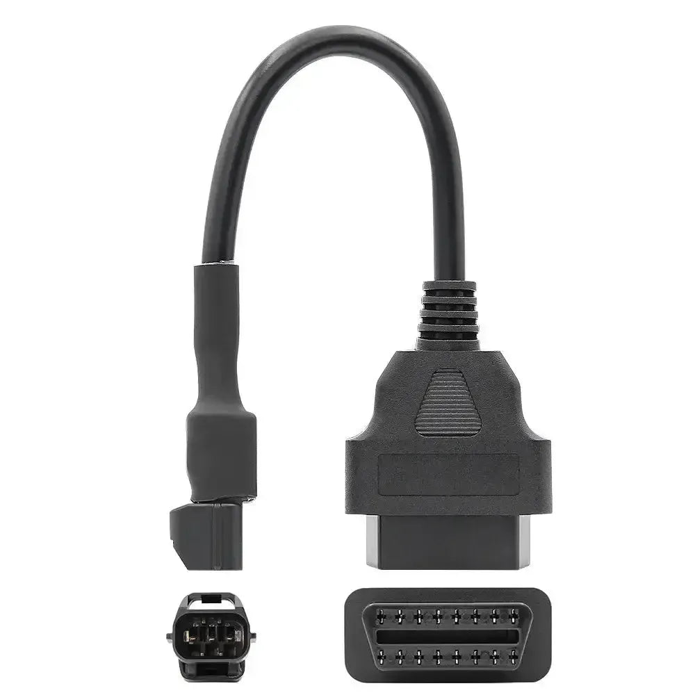 Câble adaptateur Kymco 3 broches vers 16 broches OBD2 – Cyclomoteur