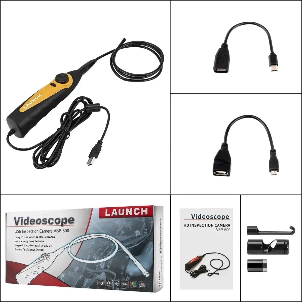 Caméra d'inspection USB Launch VSP-600 5,5 mm