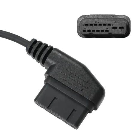 OBDSTAR (TCM-018) | GM (6L30/35/40/45/50) 14 broches TCM – 15 broches DB15 Câble adaptateur | Voiture particulière