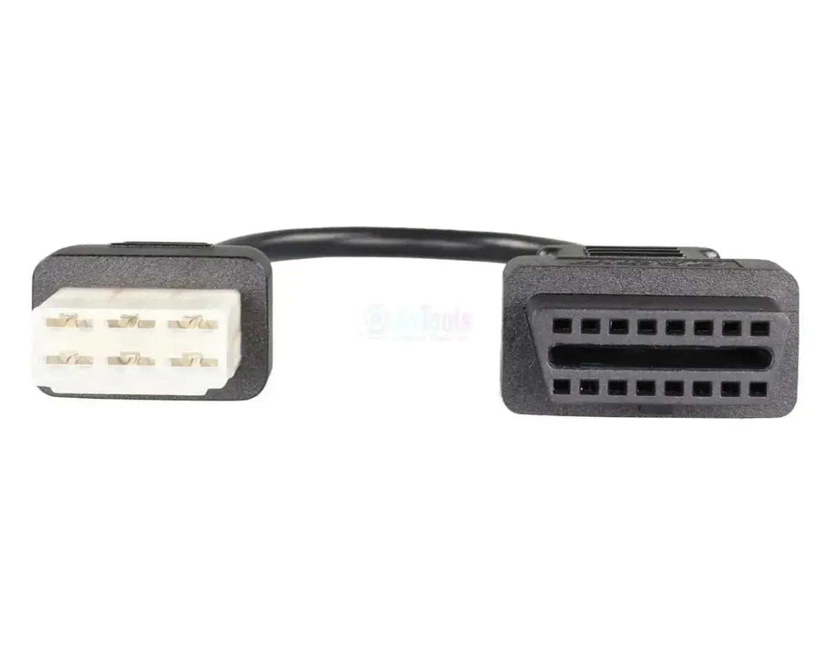 OBDSTAR (M030) | Hartford 6 broches OBD – 16 broches OBD2 Câble adaptateur | Moto