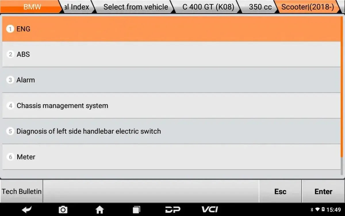 OBDSTAR IScan BMW Moto Appareil de diagnostic
