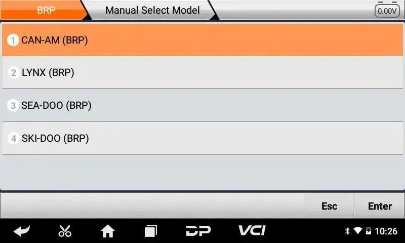 OBDSTAR IScan BRP Moto/Bateau à moteur Appareil de diagnostic