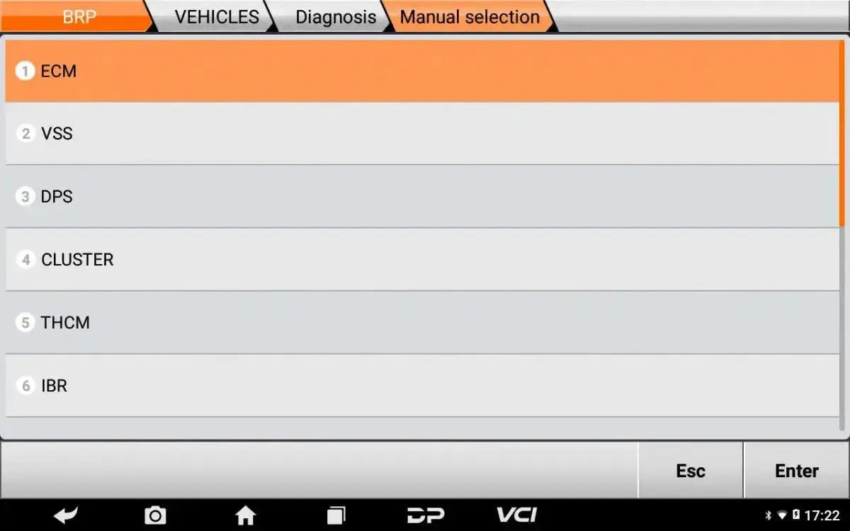 OBDSTAR IScan BRP Moto/Bateau à moteur Appareil de diagnostic
