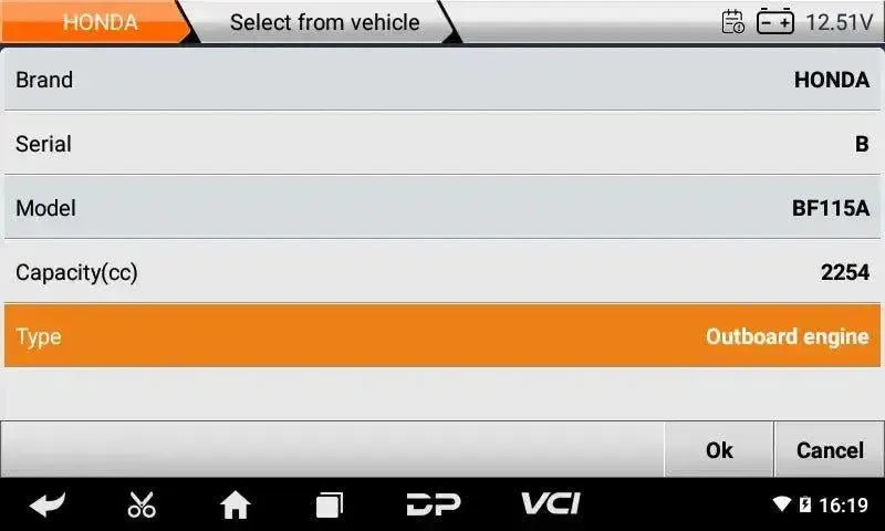 OBDSTAR IScan Honda (Marine) Appareil de diagnostic