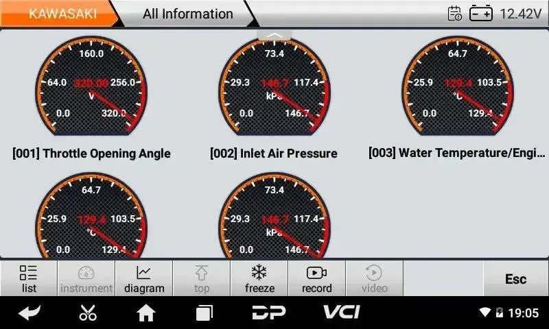 OBDSTAR IScan Kawasaki (Marine) Appareil de diagnostic