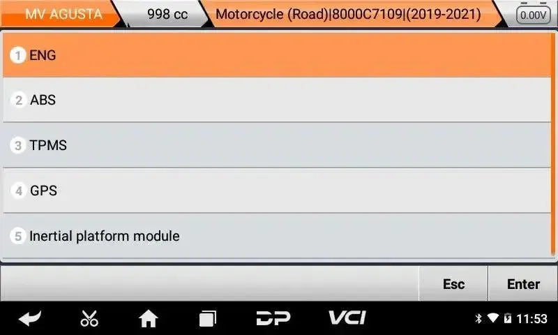 OBDSTAR IScan MV Agusta Moto Appareil de diagnostic