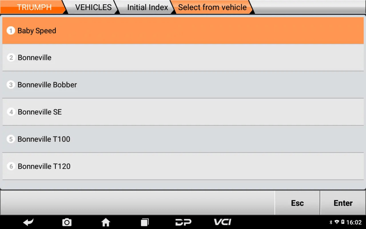 OBDSTAR IScan Triumph Motorfiets Uitleesapparaat