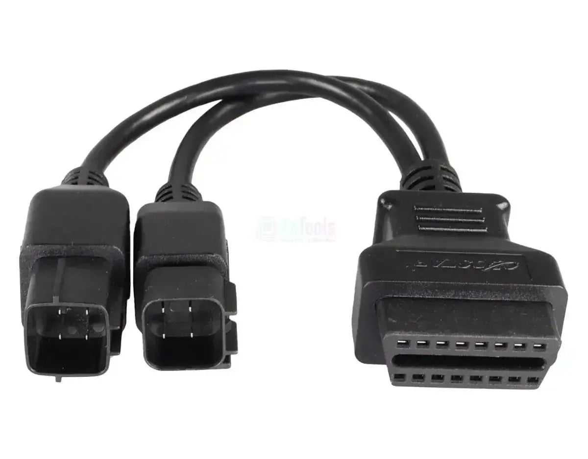 OBDSTAR (M006) | Kawasaki 4+4 broches OBD – 16 broches OBD2 Câble adaptateur | Moto