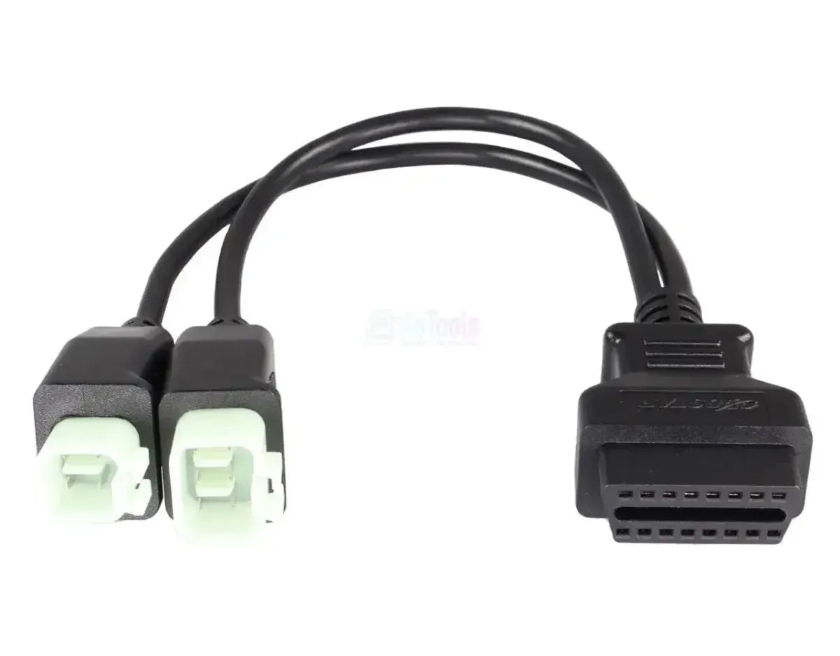 OBDSTAR (M005) | Kawasaki 4+6 broches OBD – 16 broches OBD2 Câble adaptateur | Moto