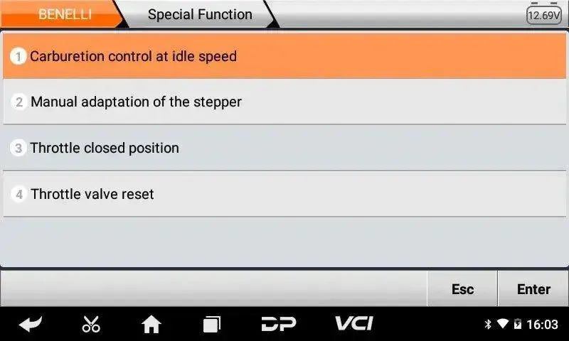 OBDSTAR MS50 Appareil de diagnostic Basique Cyclomoteur/Moto