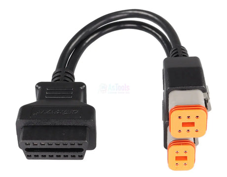 OBDSTAR OBDSTAR Harley Davidson 4+6 Pins OBD - 16 Pins OBD2 Verloopkabel Motorfiets