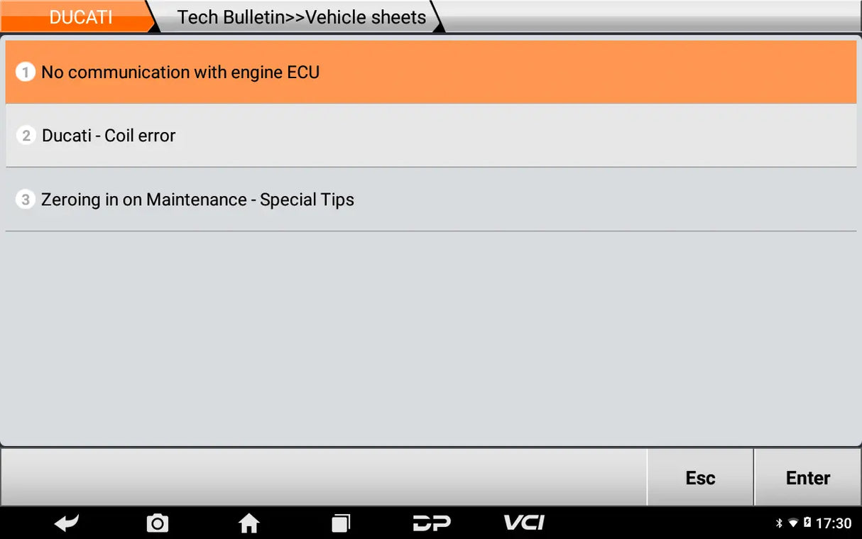 OBDSTAR OBDSTAR IScan Ducati Motorfiets Uitleesapparaat