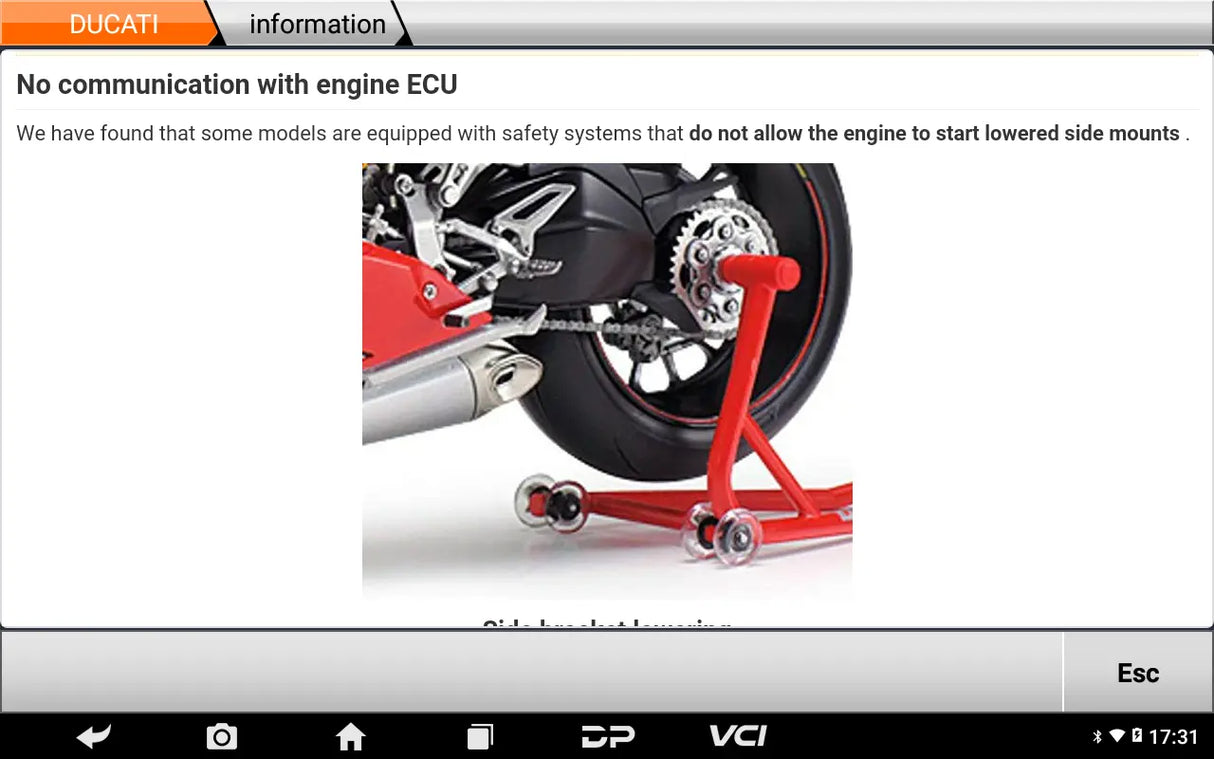OBDSTAR OBDSTAR IScan Ducati Motorfiets Uitleesapparaat