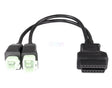OBDSTAR OBDSTAR Kawasaki 4+6 Pins OBD - 16 Pins OBD2 Verloopkabel Motorfiets