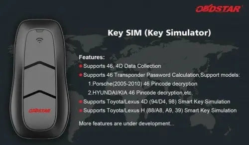 OBDSTAR OBDSTAR Key SIM Sleutelsimulator