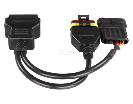 OBDSTAR OBDSTAR Vespa 5+5 Pins OBD - 16 Pins OBD2 Verloopkabel Motorfiets