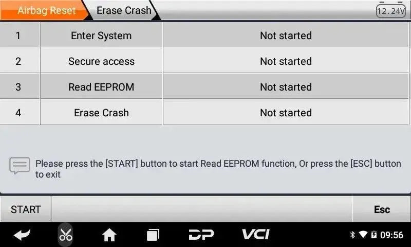 Programmeur de données de crash OBDSTAR P50