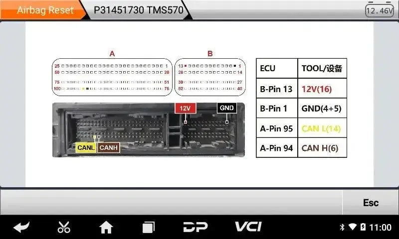 Programmeur de données de crash OBDSTAR P50