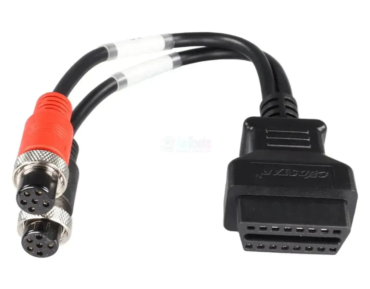 OBDSTAR (M028) | PGO 6+6 broches OBD – 16 broches OBD2 Câble adaptateur | Moto