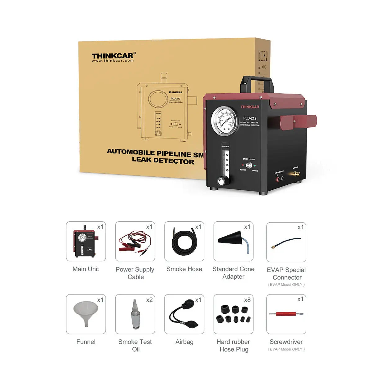 Thinkcar Thinkcar PLD212 Rooktester (EVAP Mode)