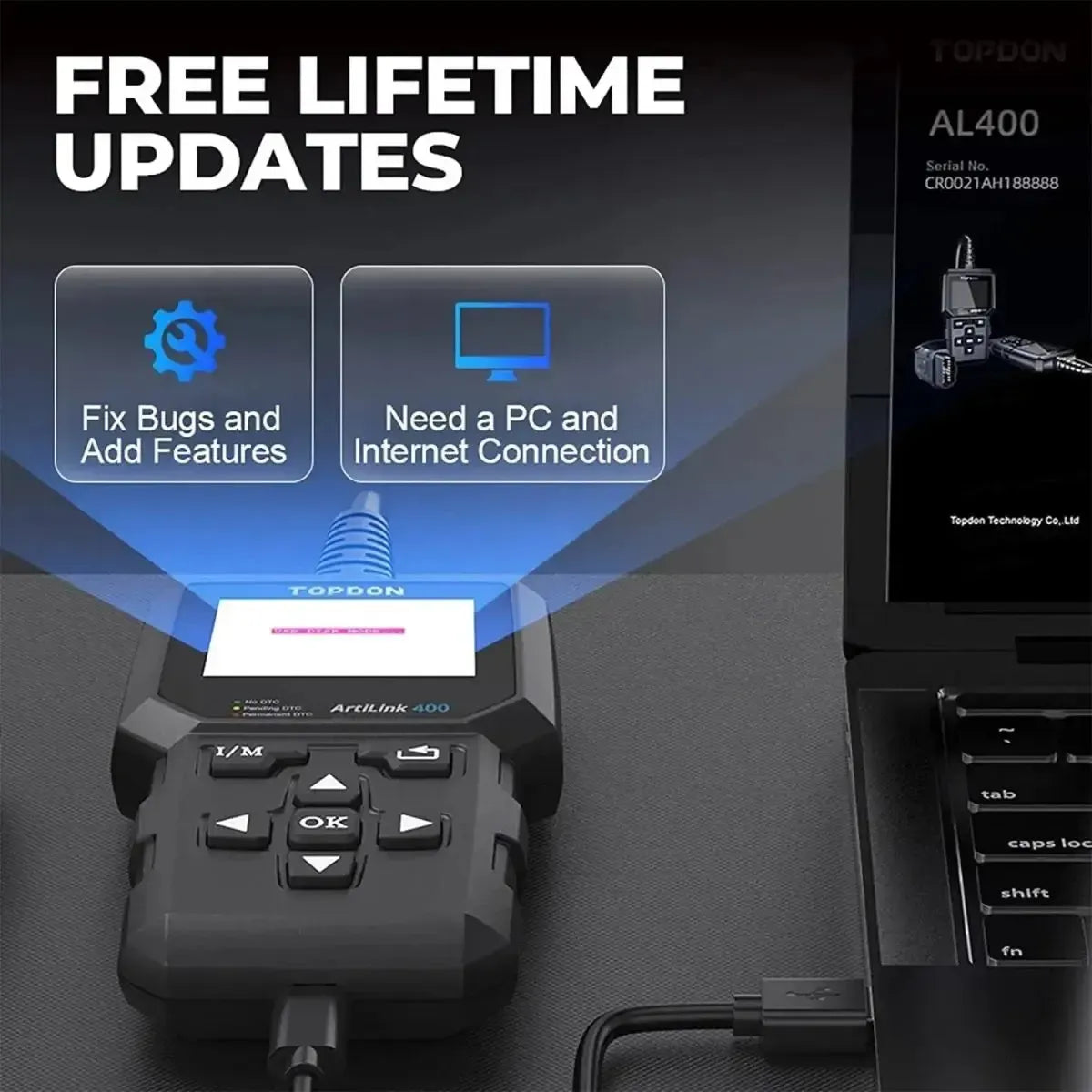 Topdon ArtiLink AL400 Auto Foutcodelezer