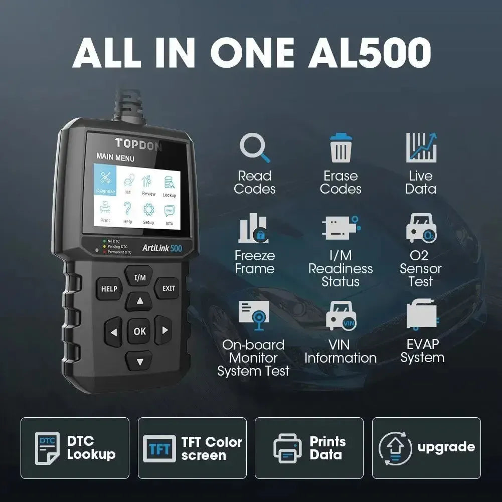 Topdon ArtiLink AL500 Voiture Lecteur de codes d'erreur