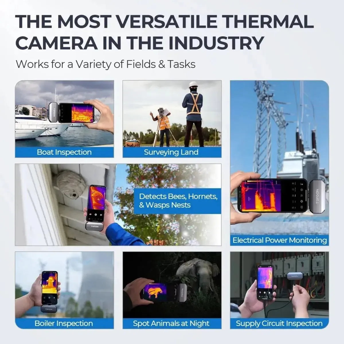 Topdon TCView TC002 Caméra thermique