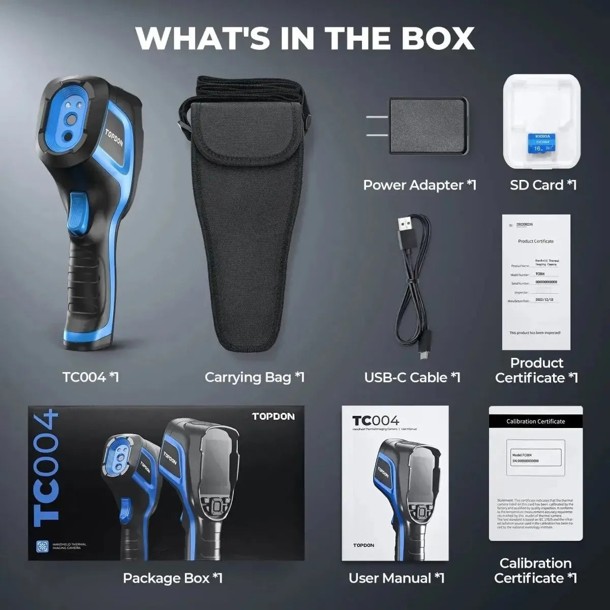 Topdon TCView TC004 Caméra thermique