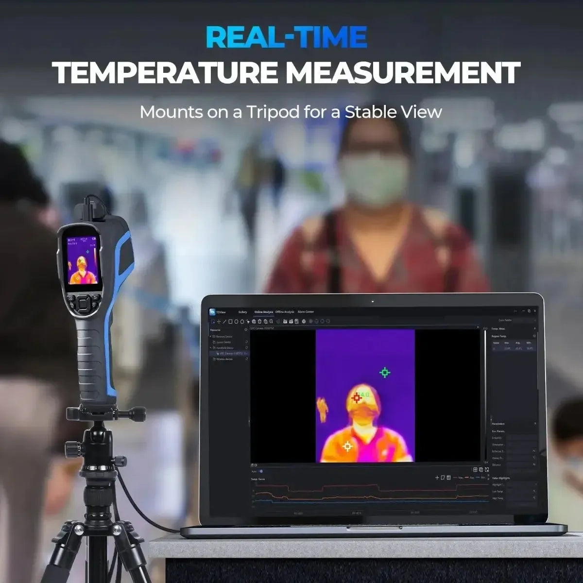 Topdon TCView TC004 Caméra thermique