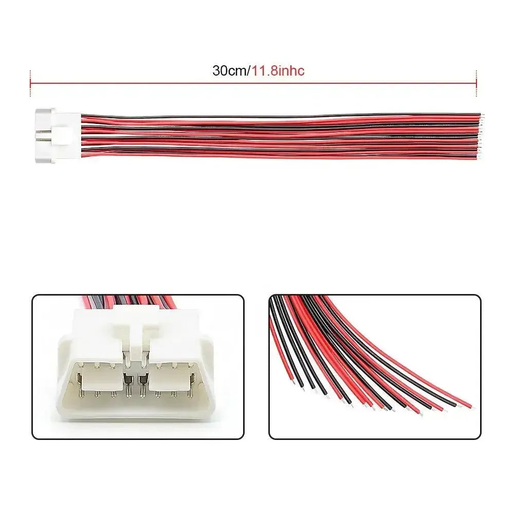Connecteur OBD2 universel 16 broches (mâle) avec 16 câbles à extrémités ouvertes – 30 cm