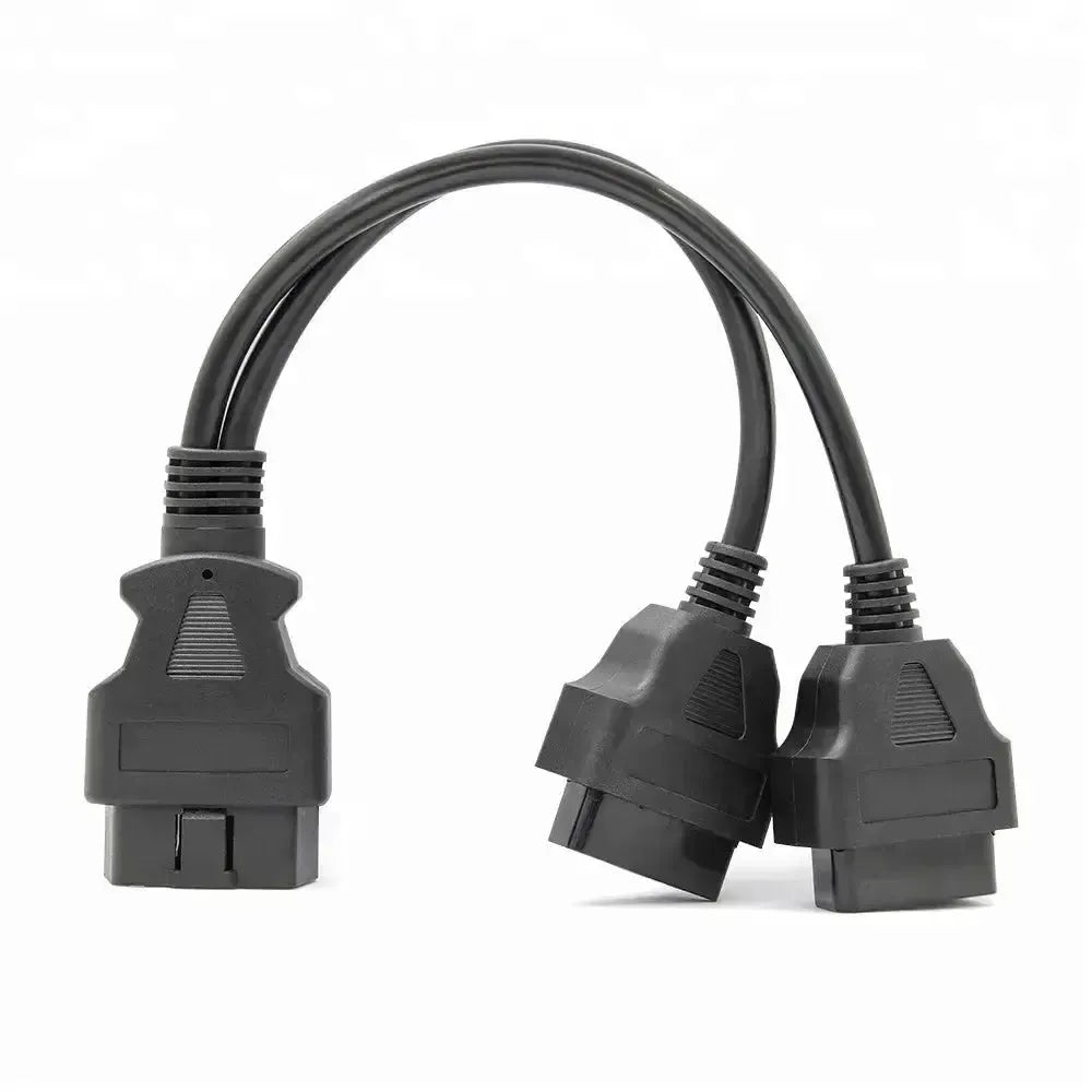 Câble de rallonge diviseur universel OBD2 16 broches 2 pièces (30 cm)