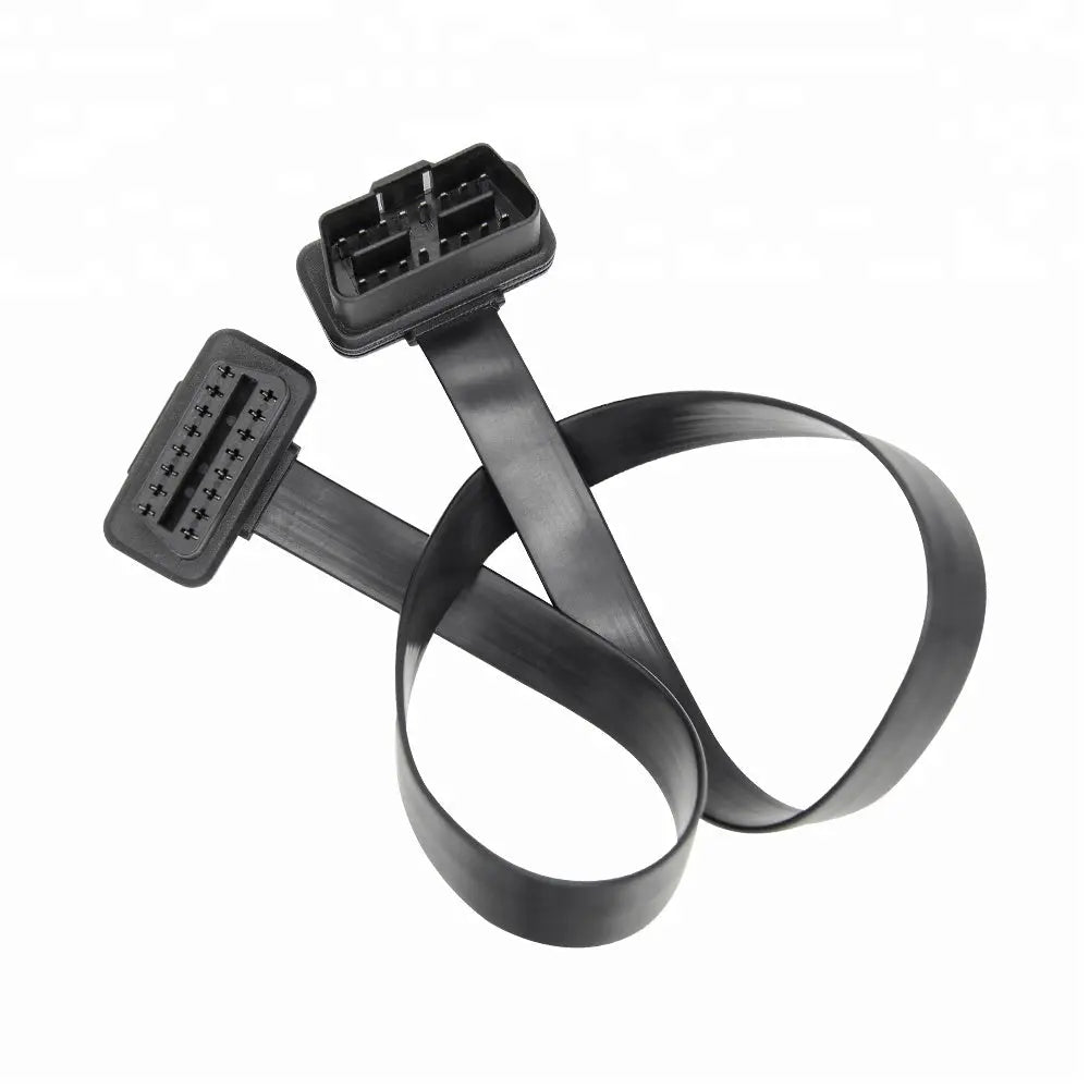 Universele Full 16 Pins OBD2 Platte Verlengkabel 60 cm