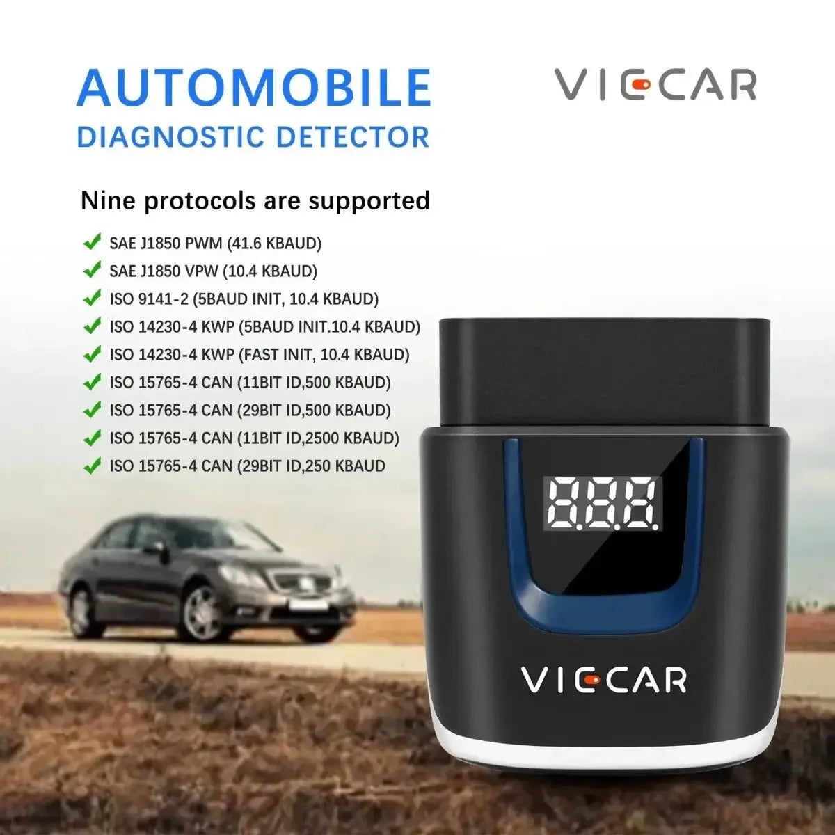 Viecar VP003 | Interface ELM327 (Bluetooth 4.0)