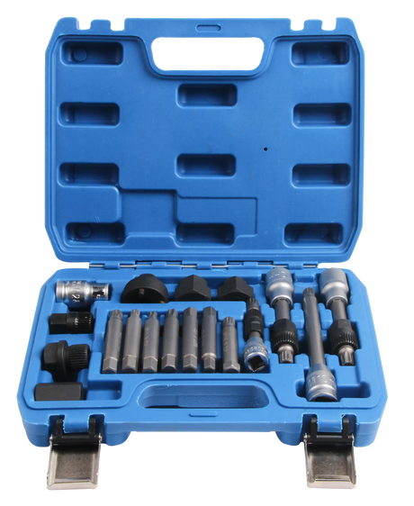 VIKTEC VT01318 Dynamo/Vrijlooppoelie Set 18-Delig