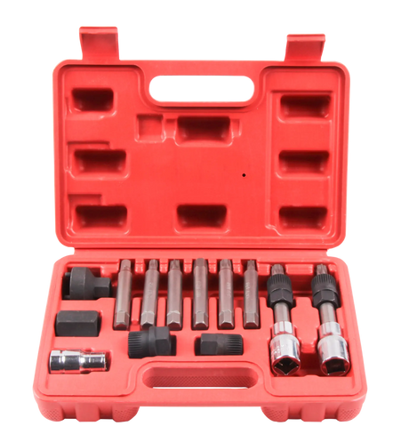 VIKTEC VT01573 Dynamo/Vrijlooppoelie Set 13-Delig