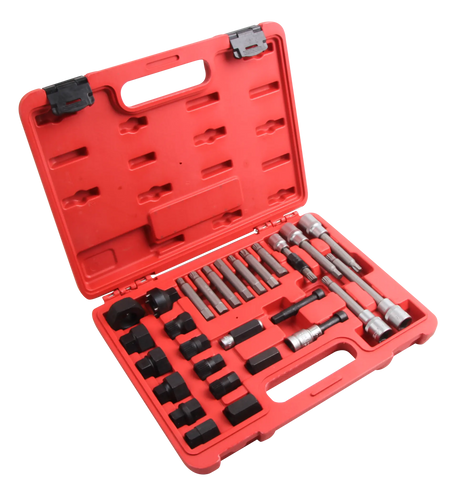 VIKTEC VT01753 Dynamo/Vrijlooppoelie Set 30-Delig