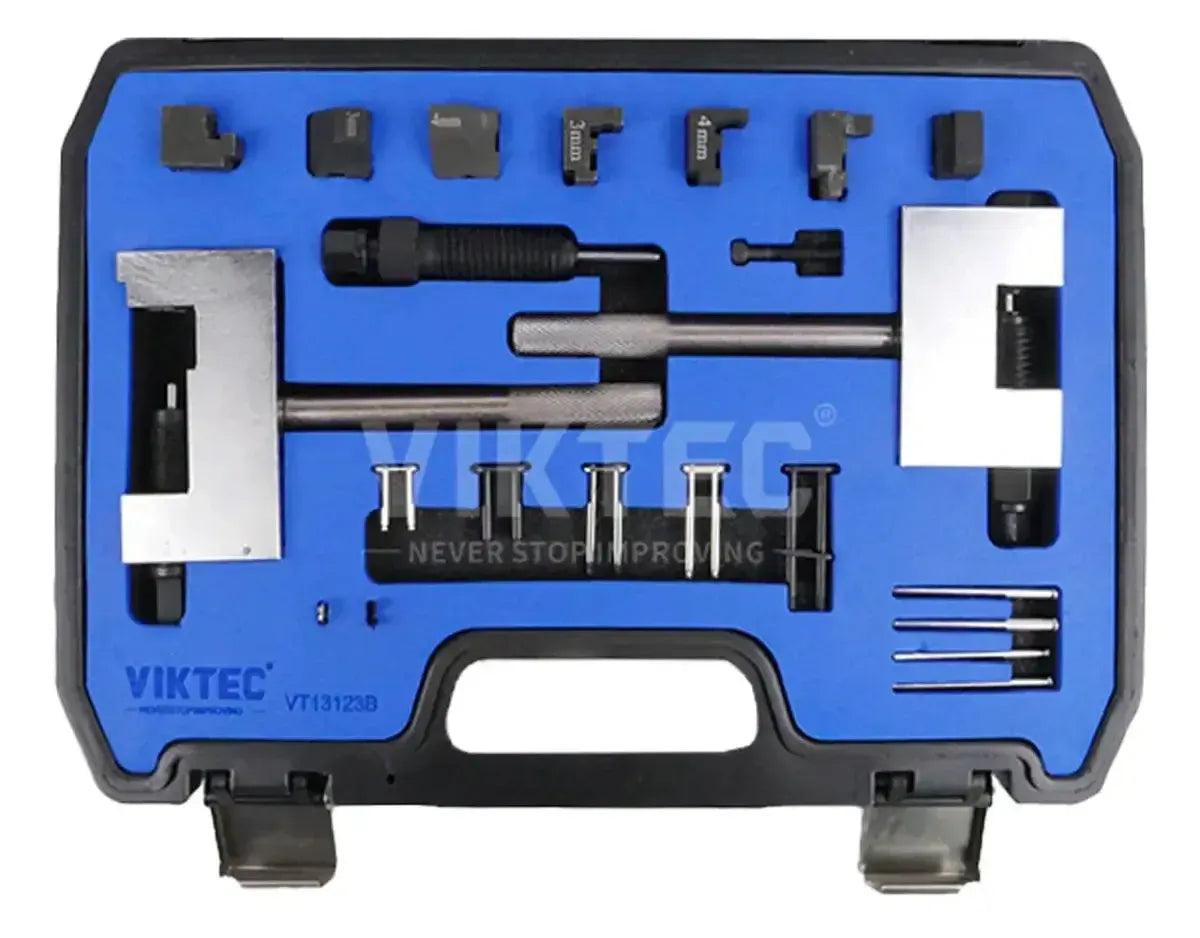 VT13123B Mercedes Jeu de pinces à riveter pour chaîne de distribution 18 pièces