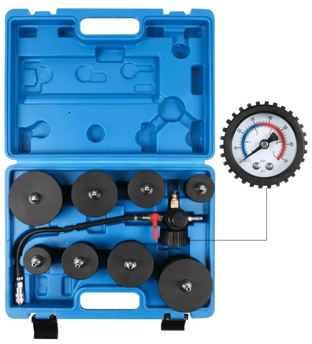 VT14115B Système de turbocompresseur Ensemble de test de fuite 9 pièces