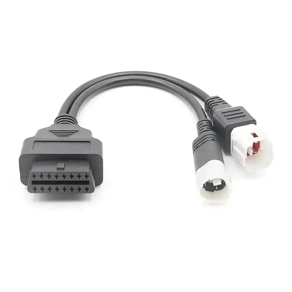 Yamaha 3+4 broches vers 16 broches OBD2 Câble adaptateur – Moto